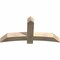 Ekena Millwork Bellingham Rough Sawn Timber Gable Bracket, Douglas Fir, 60"W x 30"H x 6"D x 6"F, 12/12 Pitch GBW060X30X0606BEL00RDF - alternate 4